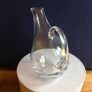 RCR Crystal Carafe  + Wine Decanter  /  Tilted Glass Pitcher Image 7