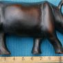 Vintage Hand Carved Wood Rhino 13" Sculpture Folk Art Figurine Image 8
