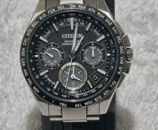 Citizen Attesa Satellite Wave GPS CC9015-54E Super Titanium Silver - Very Good Condition