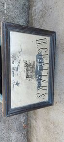 H Grattan's advertising, wine spirits beer mirror ,buyer collects,,sold as seen ,nice in any home bar or man cave pub restaurant etc,