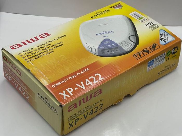 From 2002  Aiwa - XP-V422 / Portable CD player, working good.