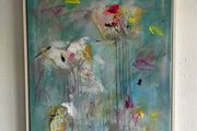 Framed Original Abstract Painting Dublin  Original Art Gift