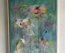 Framed Original Abstract Painting Dublin  Original Art Gift