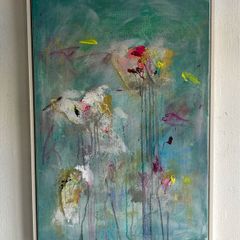 Framed Original Abstract Painting Dublin  Original Art Gift