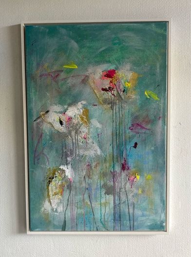 Framed Original Abstract Painting Dublin  Original Art Gift