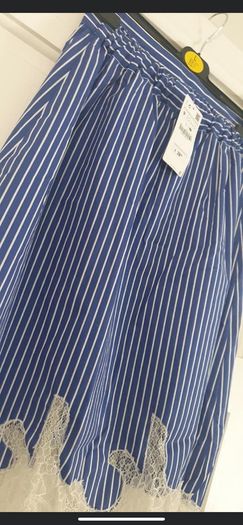 zara midi skirt new