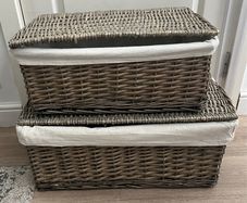 2 wicker basket - Large & Medium