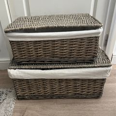 2 wicker basket - Large & Medium