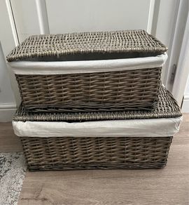 2 wicker basket - Large & Medium