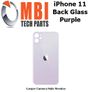 iPhone 11 Back Glass Replacement Rear Battery Cover with Adhesive Purple Image 4