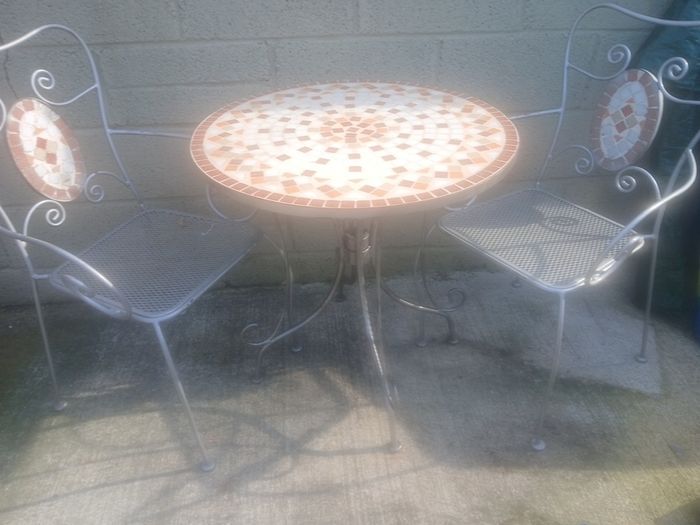 bistro table & chairs