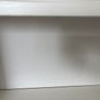 White/ cream ikea Bookcase with ticking backing Image 2