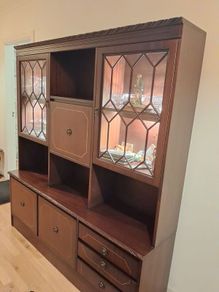 Mahogany Display Cabinet