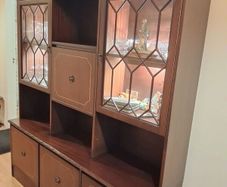 Mahogany Display Cabinet