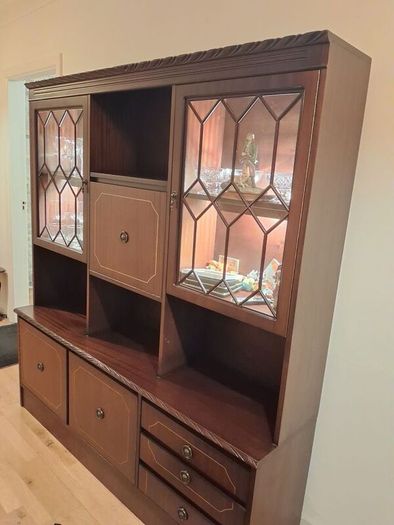 Mahogany Display Cabinet