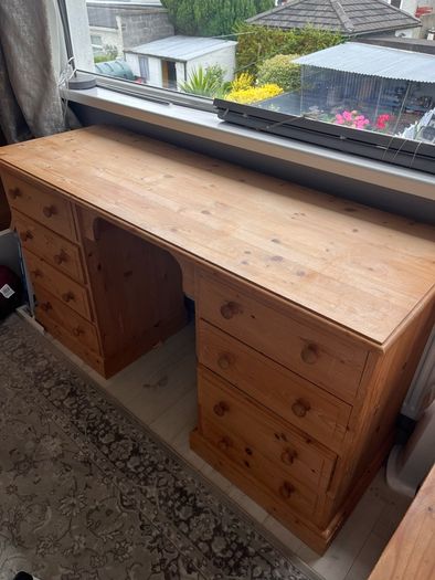 Pinewood bedroom table
