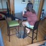 Higjh bar table with three chairs Image 10