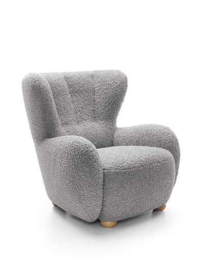 Tidepool Boucle Lounge Chair