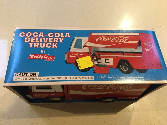 Coca Cola 1970 Buddy L Steel Truck Rare MINT with original box