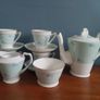 Vintage china, vintage coffee set, Heathcote, coffee set Image 3