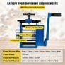 Rolling Mill 4.4"/112mm Jewelry Rolling Mill Machine Gear Ratio 1:2.5 Wire Roller Mill 0.1-7mm Press Thickness Manual Combination Image 2