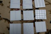 Nail stensils sticky tape