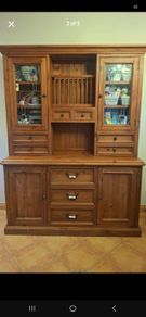 Large Solid Wood Kitchen Dresser