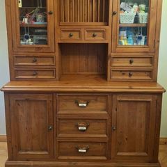 Large Solid Wood Kitchen Dresser