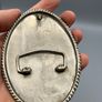 Vintage Alpaca Mexico Western Belt Buckle - Three Horse Heads, Floral Engravings Image 7
