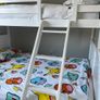 Harvey Norman Triple Bunk Bed, Double and Single, White, Mattresses Included Image 2