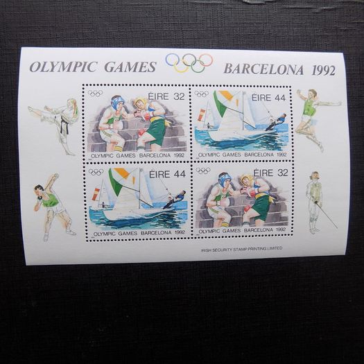 Ireland 1992.Stamp Miniature Sheet.Olympic Games,Barcelona.MNH.