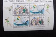 Ireland 1992.Stamp Miniature Sheet.Olympic Games,Barcelona.MNH.