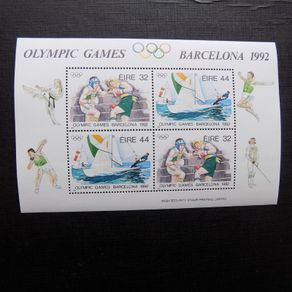 Ireland 1992.Stamp Miniature Sheet.Olympic Games,Barcelona.MNH.