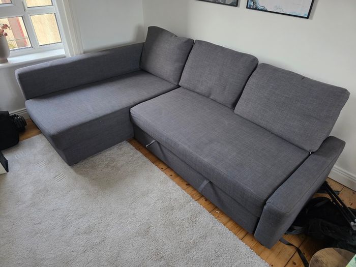 Corner Sofa-Bed with storage