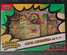 FREE Tracked Shipping. Pokemon Ascended Heroes Mega Meganium ex box
