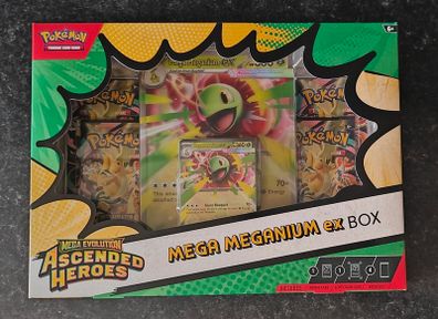 FREE Tracked Shipping. Pokemon Ascended Heroes Mega Meganium ex box
