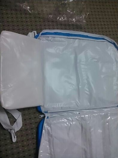 Large blue foldout changing bag