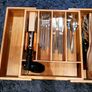 Expandable bamboo cutlery organizer Image 2