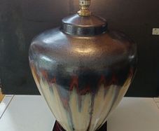 Large Chinese Jingchang ( NOS) 22" table lamp