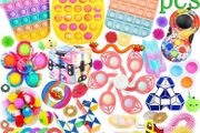 TIK Tok Fidget Toys Pack Sensory Fidget Toys Push Bubble Pop Toy Stress Anxiety Relief Toys Set for ADD OCD Autistic Children Adults Anxiety Autism (FREE POSTAGE)