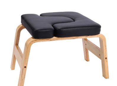 BRAND NEW Yoga Headstand Chair Fitness Gym Yoga Inversion Chair Work Out Multifunctional Stool Wooden Benchs Portable Exercise Yoga Chair
