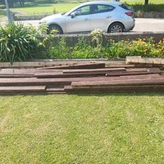 Free. Old decking timber.