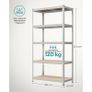Storage Shelves Set of 2  Heavy Duty Garage Shelving 200 x 100 x 50cm Image 6