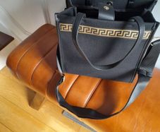 Versace Tote and cosmetics