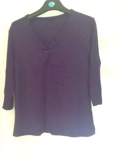 Tai fun deep purple top