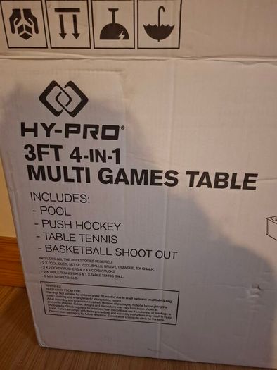 4 in 1 multi games table