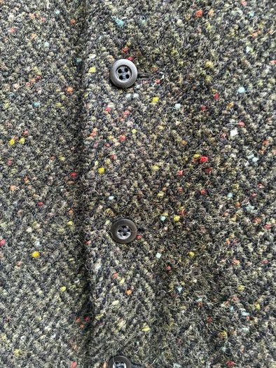 Eddie Doherty hand woven tweed vest