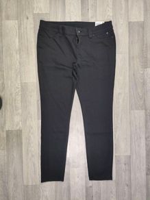 New Harley Davidson Black Skinny Jeans Womens 16