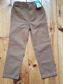 BNWT Age 6-7 Beige Brown Trousers