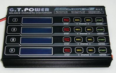 Quattro Charger XD6 - 4 multi-chargers in 1